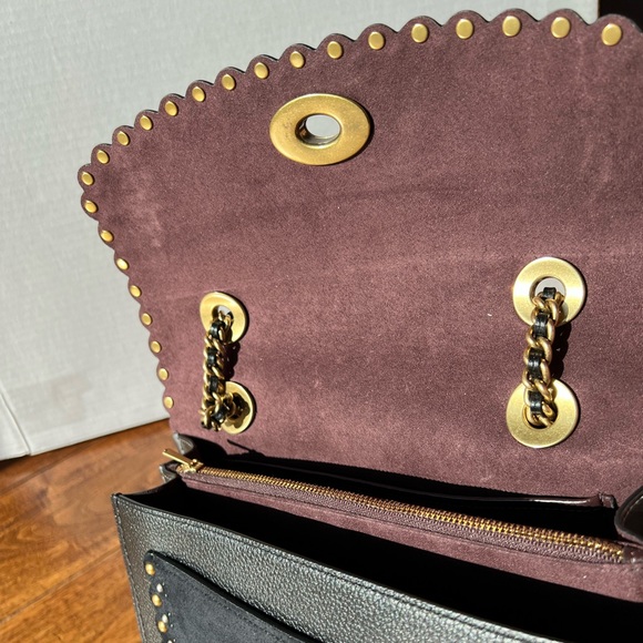 Black leather Coach Bag - Picture 6 of 13